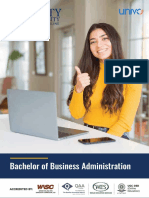 Bachelor of Business Administration: Accredited by