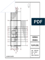 Working Drawing Plinth Level