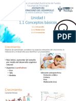 Unidad I. Desarrollo, Maduración y Crecimiento PDF