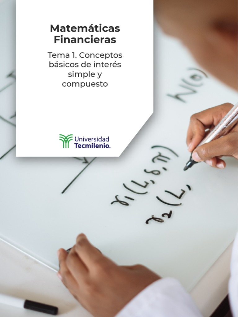 Matemáticas Financieras: Tema 1. Conceptos Básicos de Interés Simple y ...