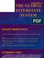 Lesson 4 The Global Interstate System