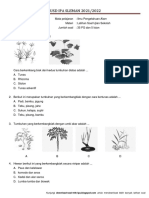 Latihan Usbd Ipa SD (Tipe 1)