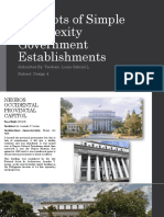 Concepts of Simple Complexity Government Establishments: Submitted By: Teodosio, Louis Gabriel L. Subject: Design 4