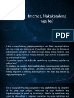 Lesson 6 Internet, Nakatutulong Nga Ba