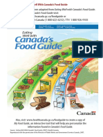 Canada'S Foodguide: Eating Well With