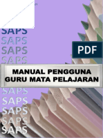 Manual Guru Matapelajaran (Saps)