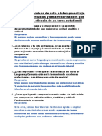 Aplicar Las Técnicas de Auto e Interaprendizaje Durante Sus Estudios y Desarrollar Hábitos Que Garanticen La Eficacia de Su Tarea Estudiantil