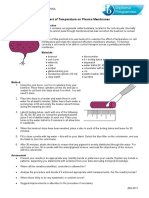 The Effect of Temperature On Membranes