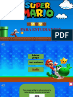 Juego Mario Bros Interactivo Editable