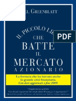 Il Piccolo Libro Che Batte Il Mercato Azionario (Italian Edition) by Joel Greenblatt (Greenblatt, Joel)