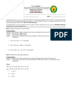 Performance Task - 1 GENMATH