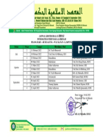 Jadwal Khutbah III