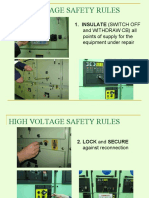 3 High Voltage Safety Rules