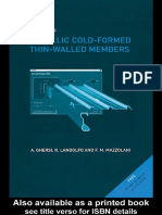 A. Ghersi, Federico M. Mazzolani, Raffaele Landolfo-Design of Metallic Cold-Formed Thin-Walled Members (2001)