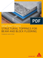 SikaFiber Force Beam Block Flooring Mar 2018