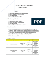 Buku Catatan Kegiatan Penelitian Kopsi