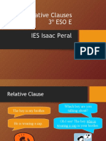 Relative Clauses 3º Eso E IES Isaac Peral