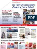 Import Directly From China Suppliers at The China Sourcing Fair in Dubai!