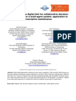 Development of A Digital Twin For Collaborative Decision-Making, Based On A Multi-Agent System: Application To Prescriptive Maintenance