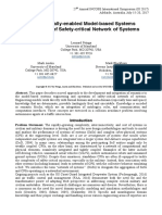 Semantically-Enabled Model-Based Systems Engineering of Safety-Critical Network of Systems