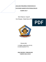 ANALISIS PIAMIDA PENDUDUK KEC. DORO