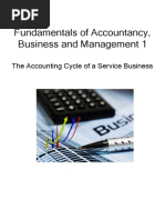 Fundamentals of Accountancy, Business and Management 1