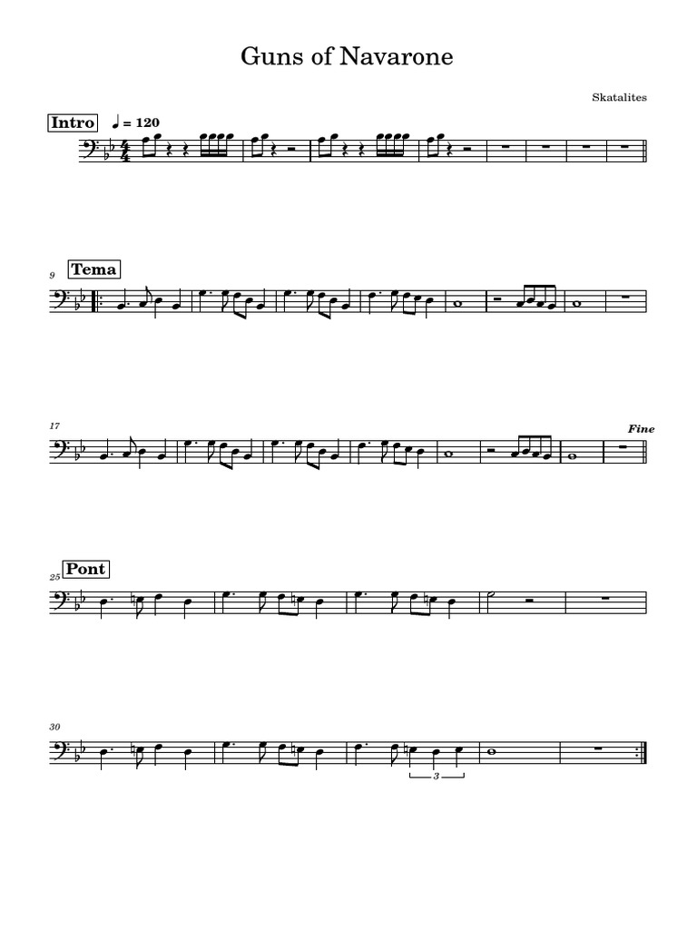 Hikaru Nara Trombone Sheet music for Trombone (Solo)