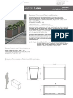 Mobiliario urbano Proiek - Jardinera Bang