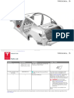 Toeboard Outer: Tesla Body Repair Manual For Feedback On The Accuracy of This Document, Email - Updated: 18APR19 1