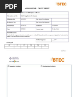 Assignment 1 Front Sheet: Qualification BTEC Level 5 HND Diploma in Business