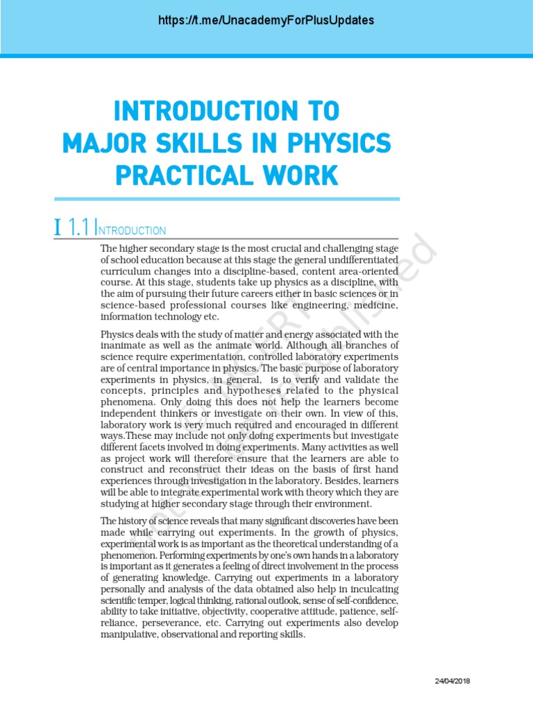 Lab Manual Physics PDF Observational Error Logarithm
