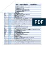 Common Verbs Followed by To + Infinitive