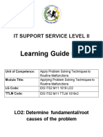 Learning Guide #40: It Support Service Level Ii