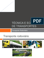 Aula 2 - Transporte rodoviário