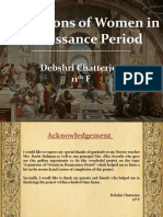 Aspirations of Women in Renaissance Period