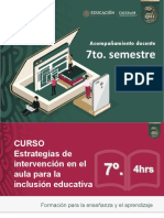 7° Estrategias de Intervención en El Aula para La Inclusión Educativa