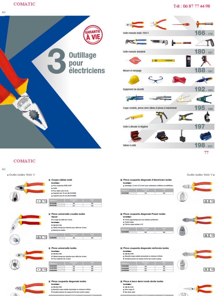 Outillage Pour Electriciens | PDF | Outils | Biens manufacturés