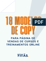 10 Modelos de Copy para Página de Vendas