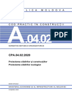 CP A.04.02-2020 Proiectarea Cladirilor Ecologice