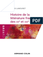 Littérature française des XXe et XXIe siècles by Denis Labouret 