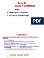 Tema 14. COENZIMAS Y VITAMINAS