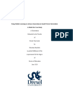 استخدام التعلم المتنقل لتقديم الابتكار في الجامعات الصغيرة الخاصة-دراسة حالة