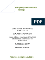 Recursos Geológicos em Portugal