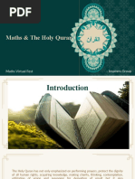 Maths & The Holy Quran: Maths Virtual Fest - Inspirers Group