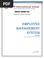 Employee Management System: Computer Science (Python)