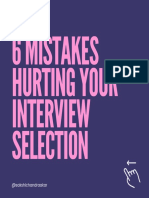 6 Interview Mistakes