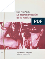 Bill Nichols La Representacion de La Realidad