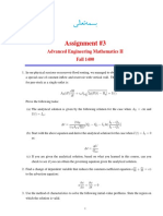 Assignment #3: Advanced Engineering Mathematics II Fall 1400