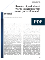 The Global Burden of Periodontal Disease: Towards Integration With Chronic Disease Prevention and Control