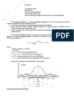 Normal Distribution Normal Probability Distribution: Mean Continuous Random Variable (X)
